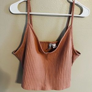 Pink Cropped Tank - H&M XL